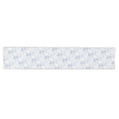 Funny Yeti Monsters Antiek Winter Toile Pattern Medium Tafelloper (Horizontaal)