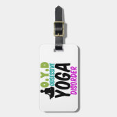Funny Yoga Bagagelabel (Voorkant verticaal)