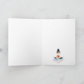 Funny Yoga Birthday Kaart (Binnen)