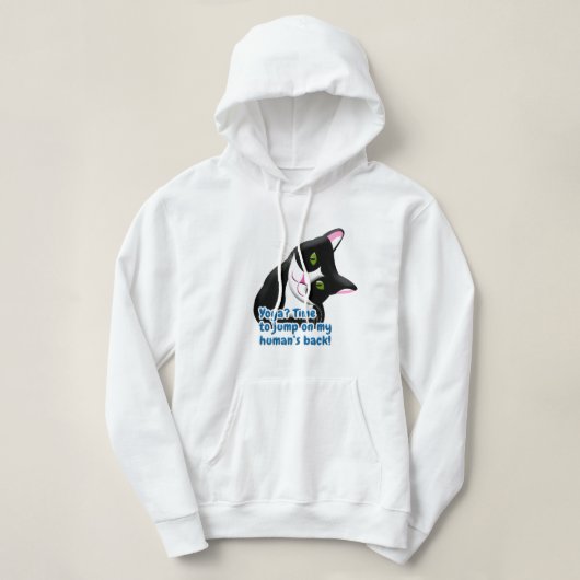 Funny Yoga Cat Hoodie (Design voorkant)