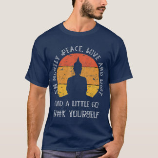 Funny Yoga Design For Women Sarcastic Meditation T-shirt