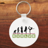 Funny Yoga Gift Sleutelhanger (Voorkant)