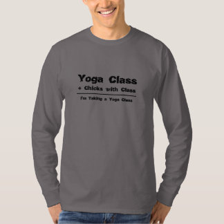 Funny yoga t-shirt voor mannen