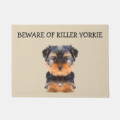 Funny Yorkie Hondenras Deurmat (Voorkant)