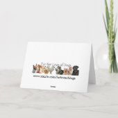 Funny Yorkie Kaart (Achterkant)