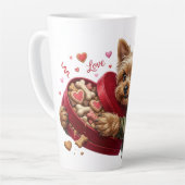 Funny Yorkie Valentine Mug | Adorable Yorkie Gift (Angle gauche)