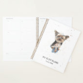 Funny Yorkshire Terrier aquarelle personnalisée (Devant avec enveloppe)