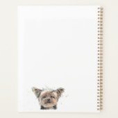 Funny Yorkshire Terrier aquarelle personnalisée (Dos)