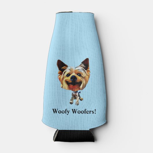 Funny Yorkshire Terrier Bottle Glacière (Devant)