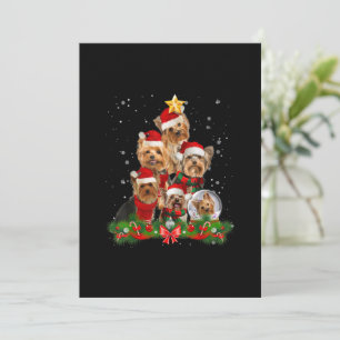 Funny Yorkshire Terrier Dog kerstboom
