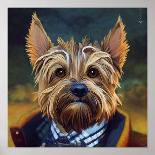 Funny Yorkshire Terrier Poster