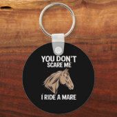 Funny You Don't E Me I Ride A Mare Cool Equestrian Sleutelhanger (Voorkant)