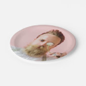 Funny Your Face Custom Photo Papieren Bordje (Gekanteld)