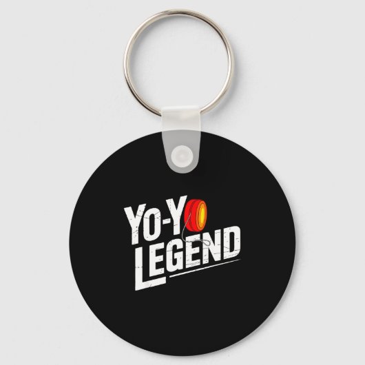 Funny Yoyo Player Legend Yo-yo Performer Sleutelhanger (Voorkant)