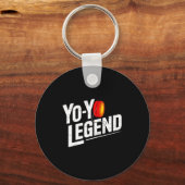 Funny Yoyo Player Legend Yo-yo Performer Sleutelhanger (Voorkant)