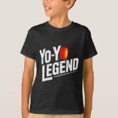 Funny Yoyo Player Legend Yo-yo Performer T-shirt (Voorkant)