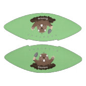 Funny zakgopher digging cartoon illustratie american football (Panelen)