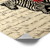 Funny zebra- en hartballonnen poster (Hoek)