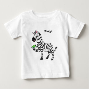 Funny zebra illustratie cartoon