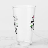 Funny zebra illustratie cartoon glas (Links)