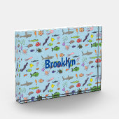 Funny zee createert cartoon illustratiepatroon fotoblokken (Links)