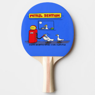 Funny zee gulls petrel cartoon humor tafeltennisbatje