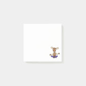 Funny Zen Moose Yoga en Meditation Post-it® Notes (Voorkant)
