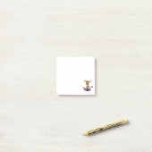 Funny Zen Moose Yoga en Meditation Post-it® Notes (Op bureau)