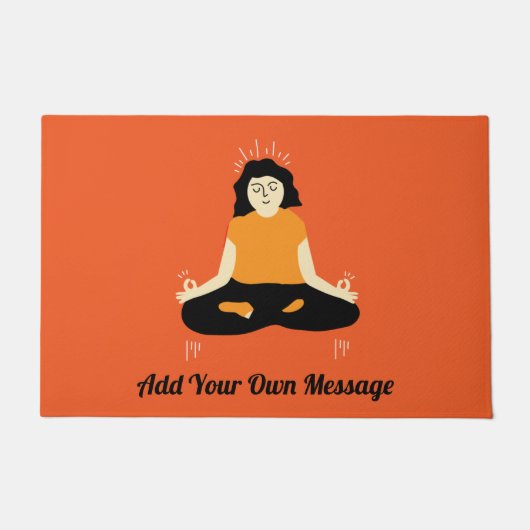 Funny Zen Welkom Deuren Mat (Voorkant)