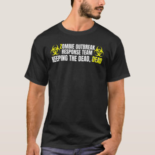 Funny Zombie Apocalypse niet dood voor mannen vrou T-shirt