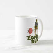 Funny Zombie Buff Weight Lifter Koffiemok (Voorkant rechts)
