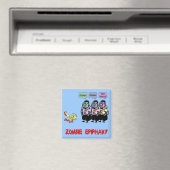 Funny zombie magneet (Insitu (Vaatwasser))
