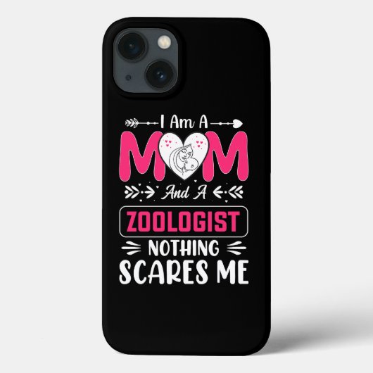 Funny Zoologist Mam, Zoologist Mam Case-Mate iPhone Case (Achterkant)