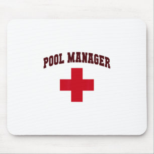 Funny Zwembad Manager Meisjes Kamp Redders Trip Cr Muismat