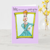 #funnyBirthdayWoman, Grappige vriendenkaart voor v Kaart (Gele Bloem)