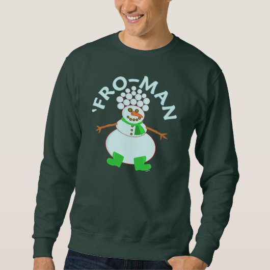 Funny'Fro Snowman Ugly KerstSweater Trui (Voorkant)