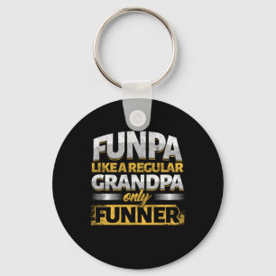 Funpa als een reguliere opa Funny opa Gift Sleutelhanger