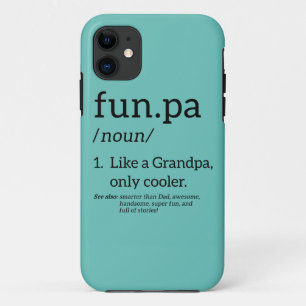 Funpa als opa alleen koel iPhone 11 hoesje