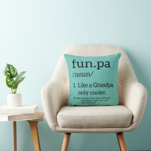 Funpa als opa alleen koel kussen