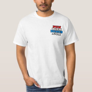 FunWithBonus.com Front Pocket #pinball - Twee zijd T-shirt