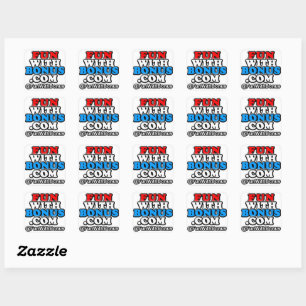 FunWithBonus.com Kleine Stickers - Reeks van 20