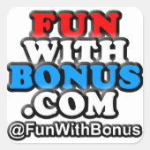 FunWithBonus.com Kleine Stickers - Reeks van 20 (Voorkant)