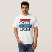 FunWithBonus.com - T-shirt de logo - partie (Devant entier)