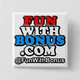 FunWithBonus.com Vierkante Knoop Button 5,1 Cm