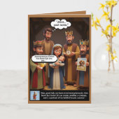 Funy atheist kaart (Gele Bloem)