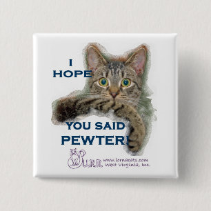 Funy HAHA Hope zei dat je... Vierkante Button