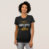 Funy T-shirt werknemer van de maand (Voorkant volledig)