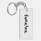 "Funziez" Slang zinsnede Sleutelhanger (Voorkant Links)