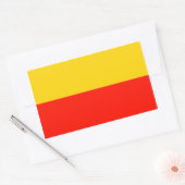 FUOR Warschau Vlag Rechthoekige Sticker (Envelop)
