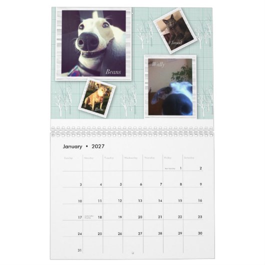 Fur Buds 2015 Agenda Kalender (Jan 2027)